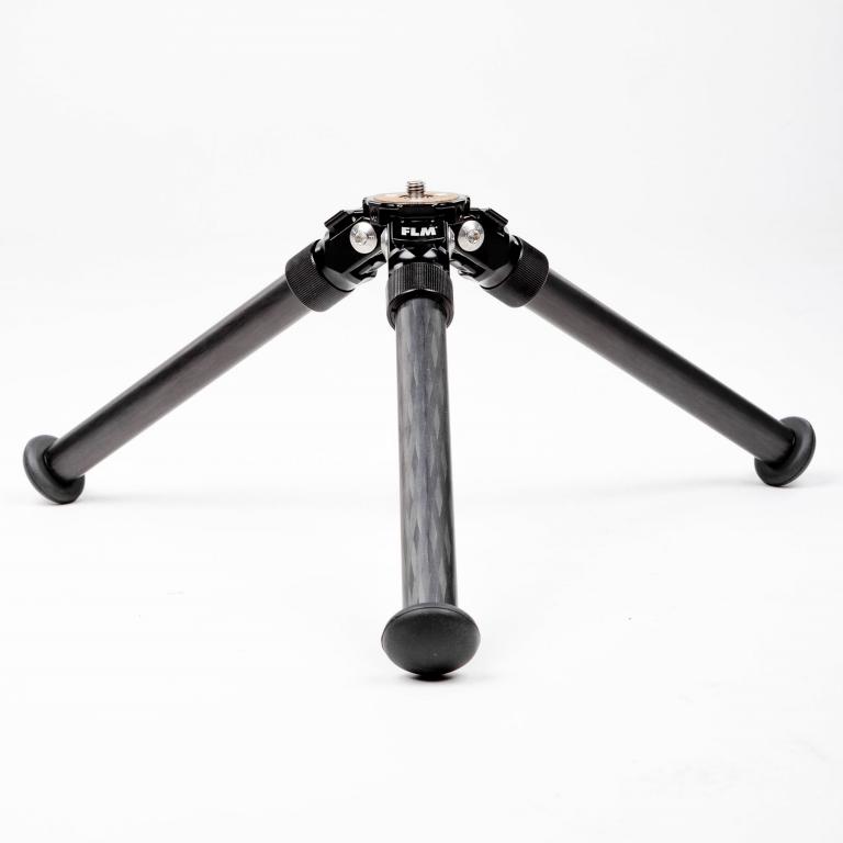 FLM CP-22 S4 II tripod, carbon-aluminum hybrid construction.