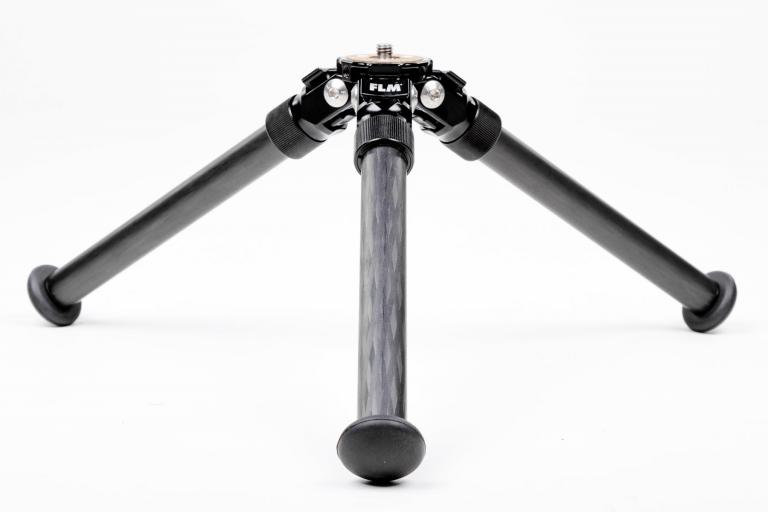 FLM CP-22 S4 II tripod, carbon-aluminum hybrid construction.