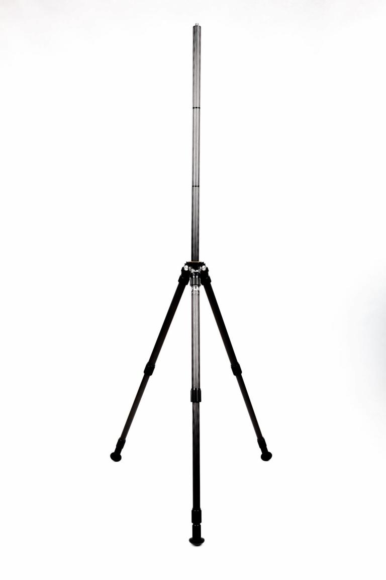 FLM CP-22 S4 II tripod, carbon-aluminum hybrid construction.