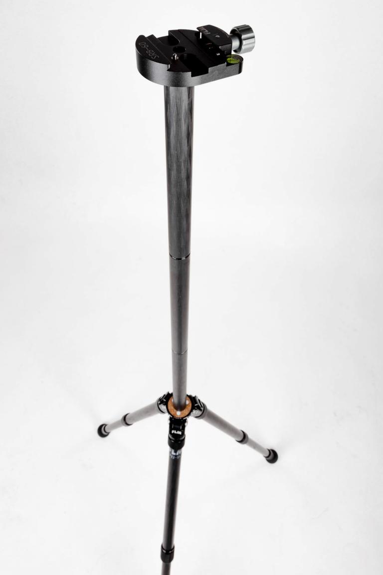 FLM CP-22 S4 II tripod, carbon-aluminum hybrid construction.