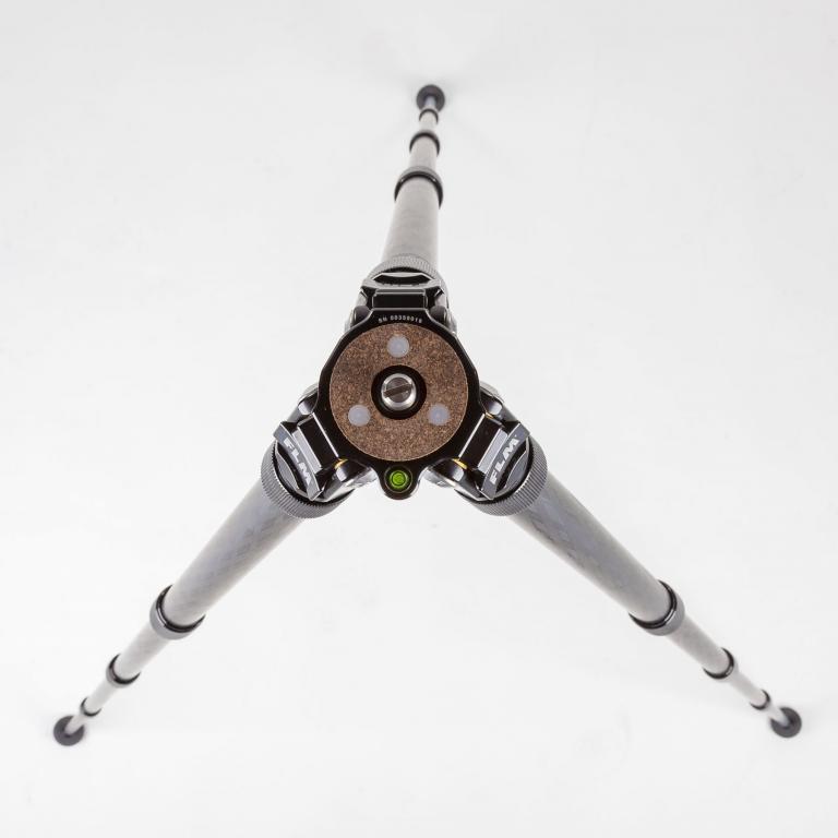 FLM CP-22 S4 II tripod, carbon-aluminum hybrid construction.