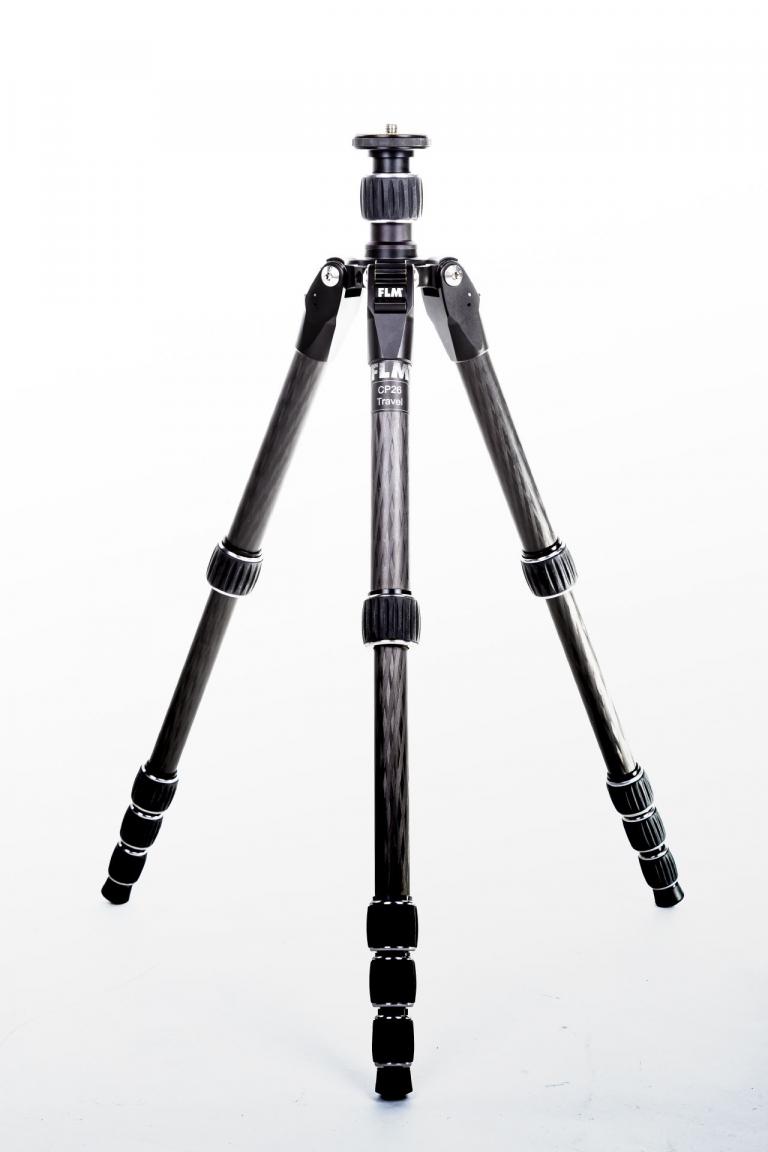 FLM CP-26 Travel Classic tripod, carbon-aluminum hybrid construction.