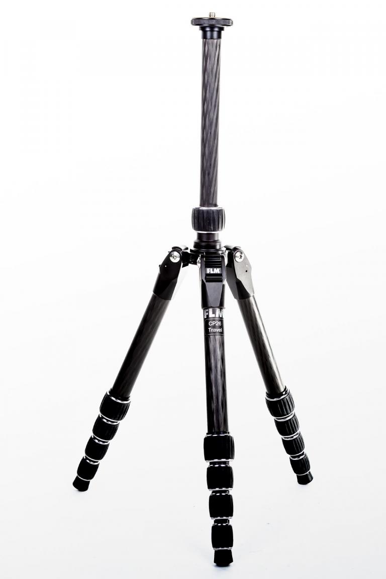 FLM CP-26 Travel Classic tripod, carbon-aluminum hybrid construction.