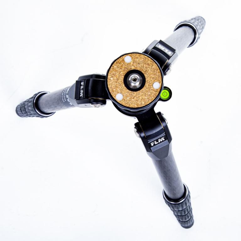 FLM CP-26 Travel Classic tripod, carbon-aluminum hybrid construction.