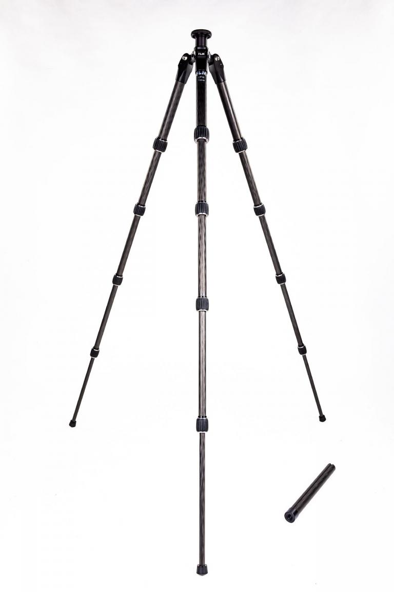 FLM CP-26 Travel Classic tripod, carbon-aluminum hybrid construction.