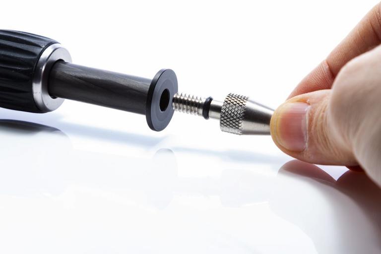 FLM CP-26 Travel Classic tripod, carbon-aluminum hybrid construction, spike screw.