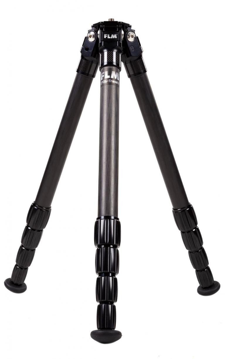 FLM CP-26 Travel II tripod, carbon-aluminum hybrid construction.
