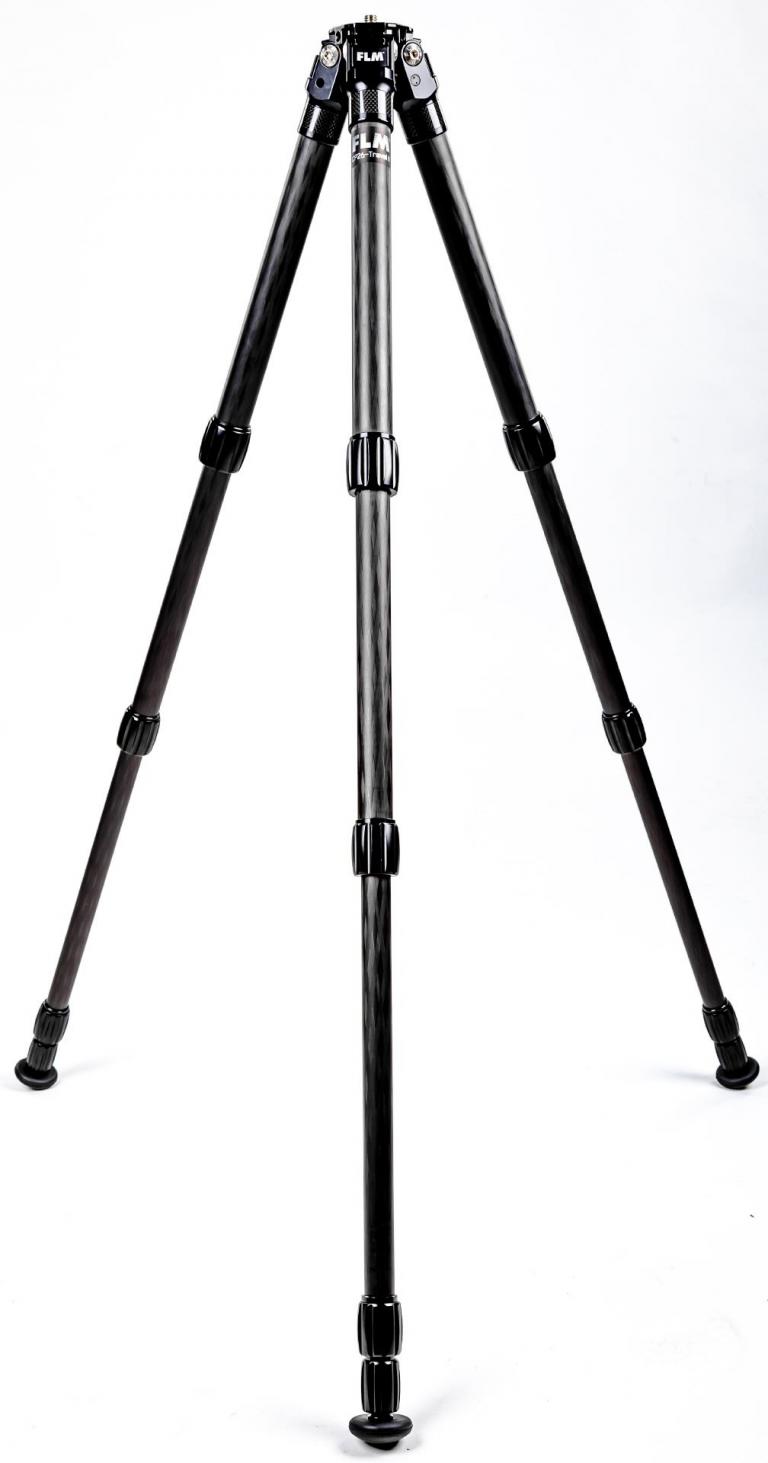 FLM CP-26 Travel II tripod, carbon-aluminum hybrid construction.
