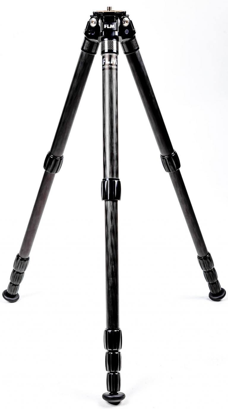 FLM CP-26 Travel II tripod, carbon-aluminum hybrid construction.