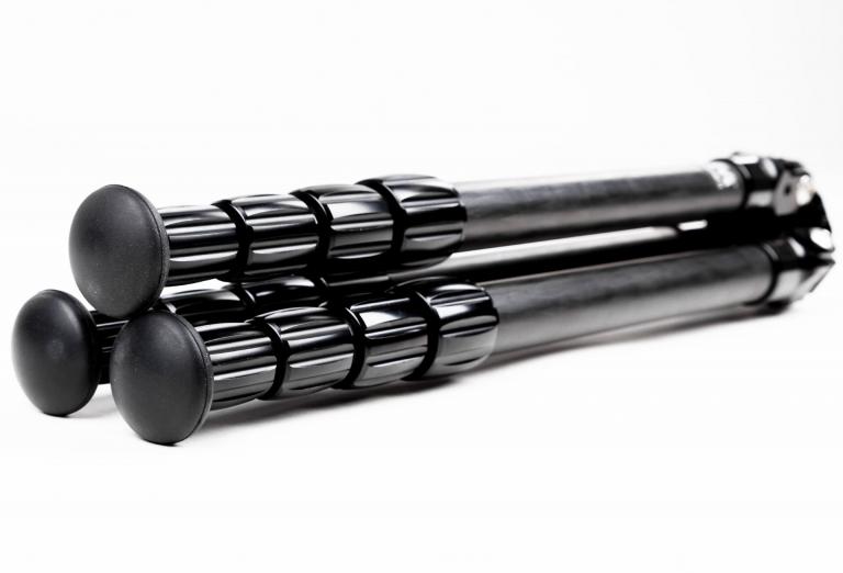 FLM CP-26 Travel II tripod, carbon-aluminum hybrid construction.