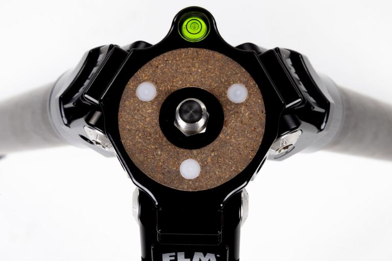 FLM CP-26 Travel II tripod, carbon-aluminum hybrid construction.
