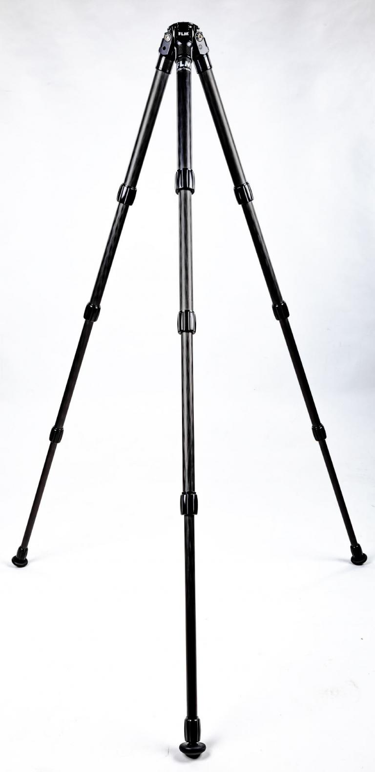 FLM CP-26 Travel II tripod, carbon-aluminum hybrid construction.
