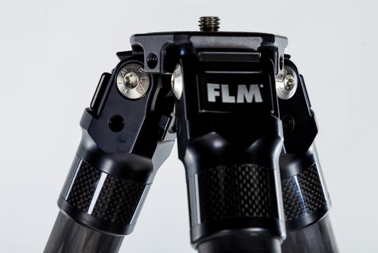 FLM CP-30 M4 II tripod, carbon-aluminum hybrid construction.