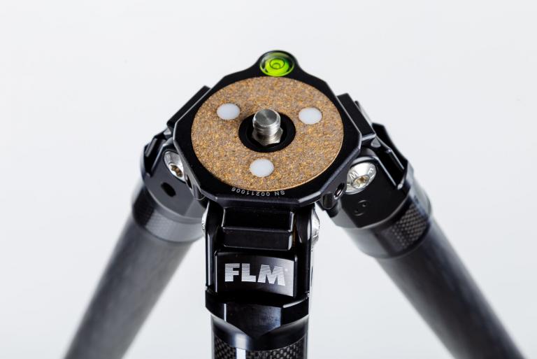 FLM CP-30 M4 II tripod, carbon-aluminum hybrid construction.