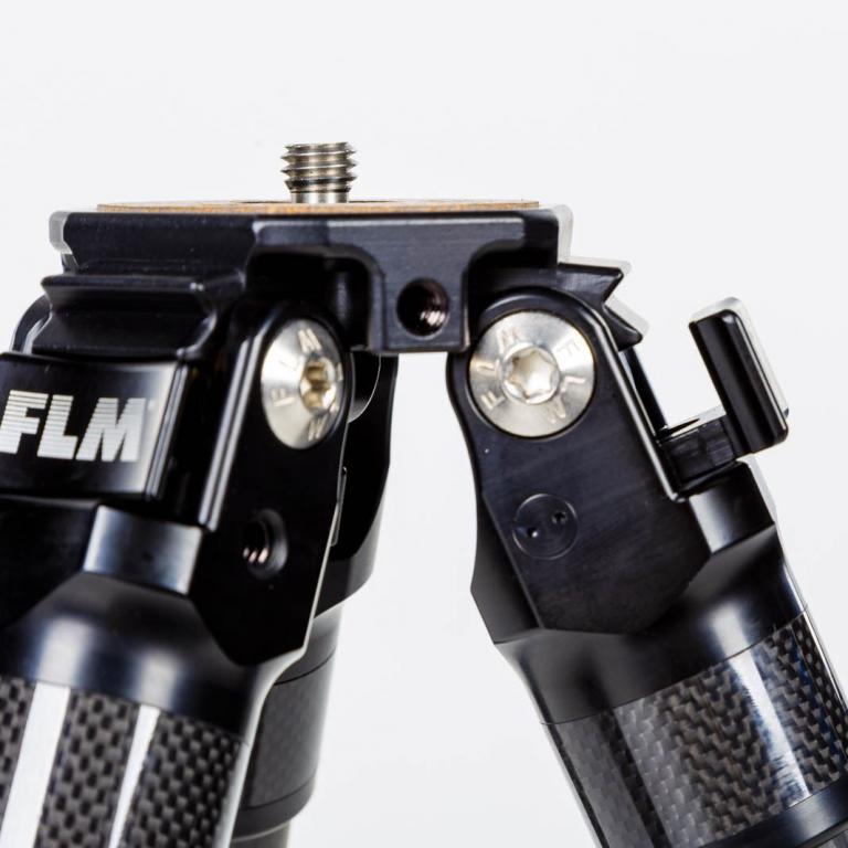 FLM CP-30 M4 II tripod, carbon-aluminum hybrid construction.