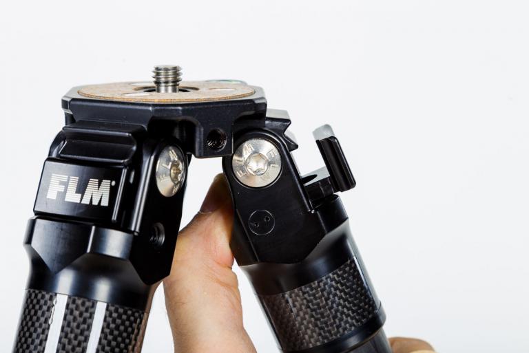 FLM CP-30 M4 II tripod, carbon-aluminum hybrid construction.