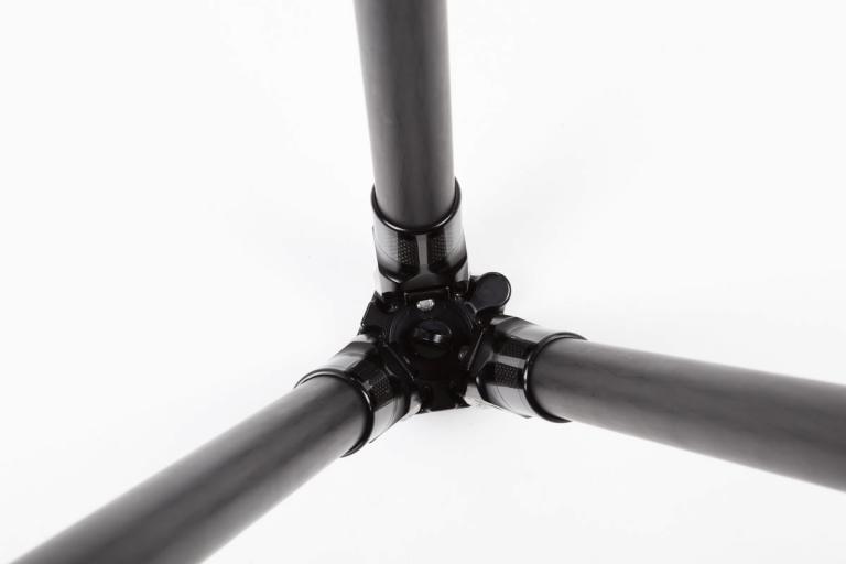 FLM CP-30 M5 II tripod, carbon-aluminum hybrid construction.