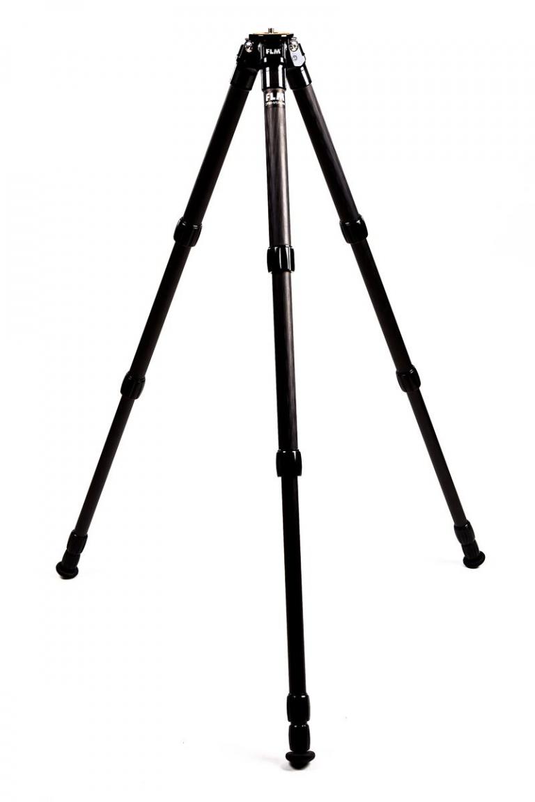 FLM CP-30 M5 II tripod, carbon-aluminum hybrid construction.