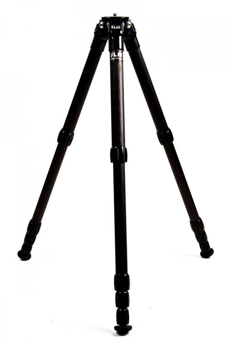 FLM CP-30 M5 II tripod, carbon-aluminum hybrid construction.