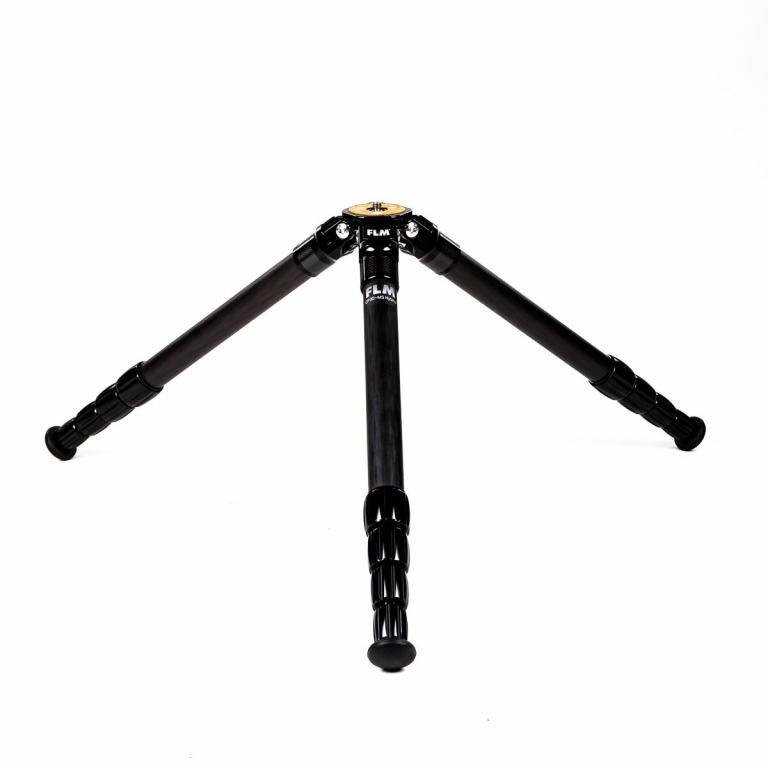 FLM CP-30 M5 II tripod, carbon-aluminum hybrid construction.
