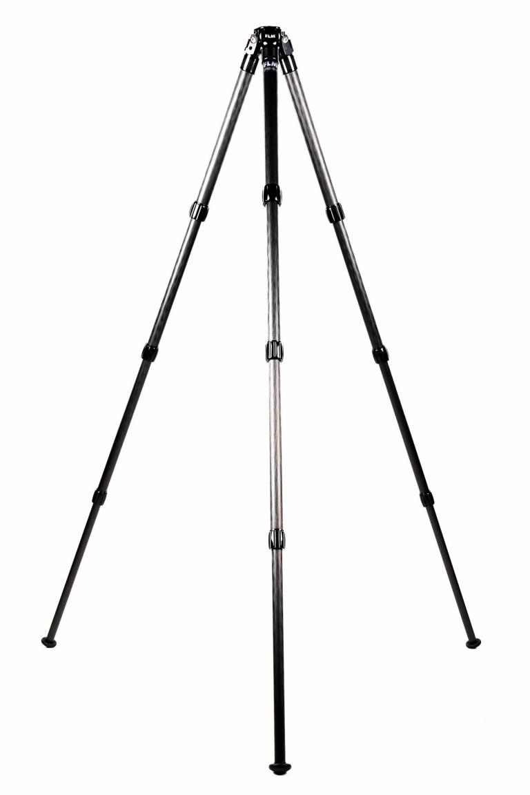 FLM CP-30 S4 II tripod, carbon-aluminum hybrid construction.