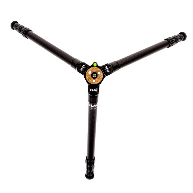 FLM CP-30 S4 II tripod, carbon-aluminum hybrid construction.