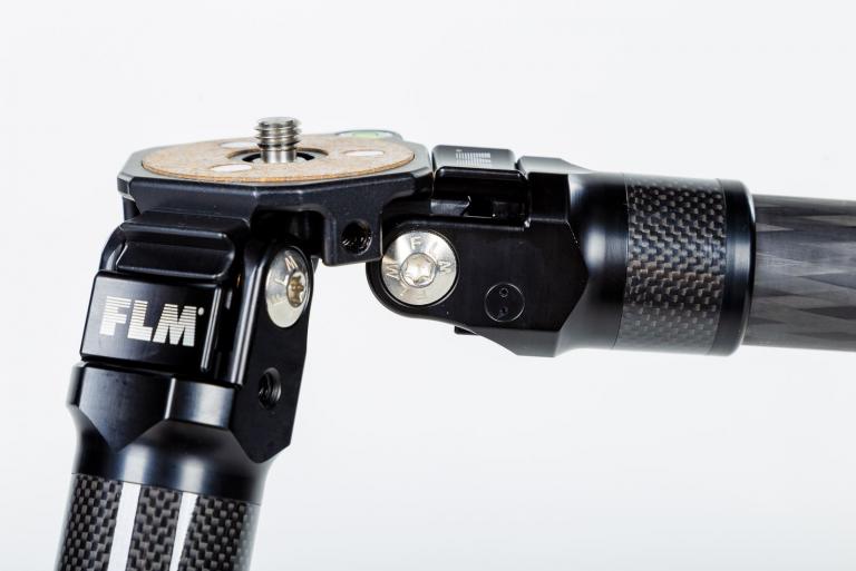 FLM CP-30 L4 II tripod, carbon-aluminum hybrid construction.