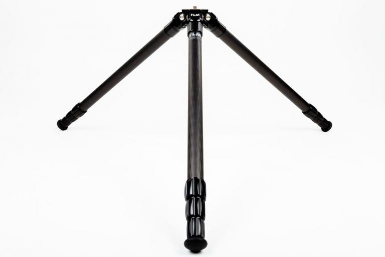 FLM CP-30 L4 II tripod, carbon-aluminum hybrid construction.