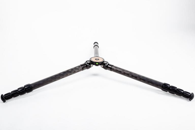 FLM CP-34 L5 II tripod, carbon-aluminum hybrid construction.