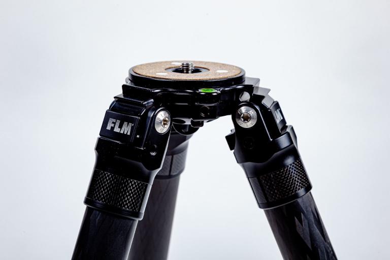 FLM CP-34 L5 II tripod, carbon-aluminum hybrid construction.