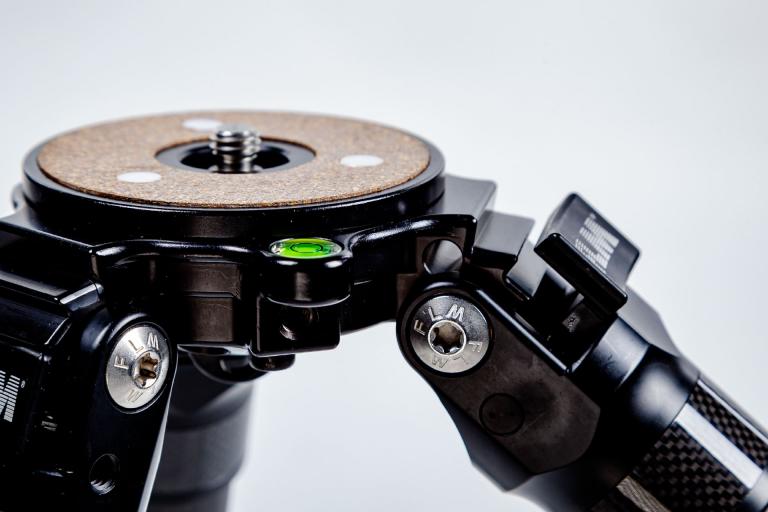 FLM CP-34 L5 II tripod, carbon-aluminum hybrid construction.