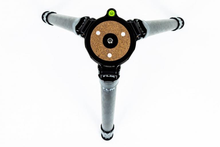 FLM CP-38 L4 II tripod, carbon-aluminum hybrid construction.