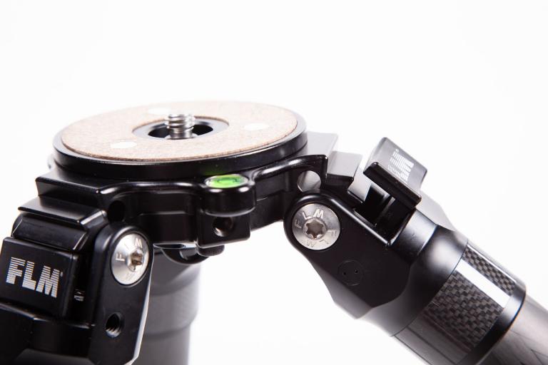 FLM CP-38 L5 II tripod, carbon-aluminum hybrid construction.