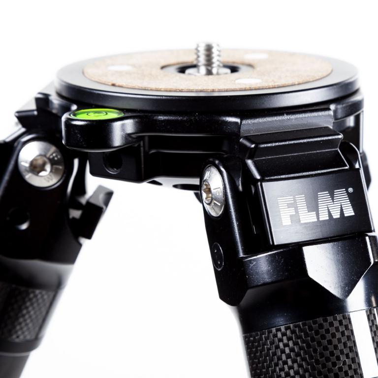 FLM CP-38 L5 II tripod, carbon-aluminum hybrid construction.